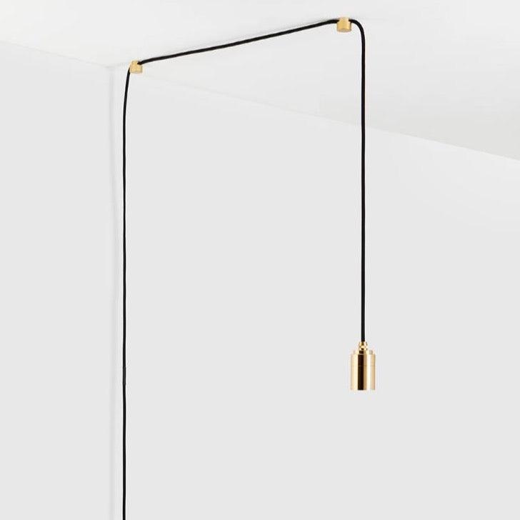 Pendentif à brancher en laiton Tala