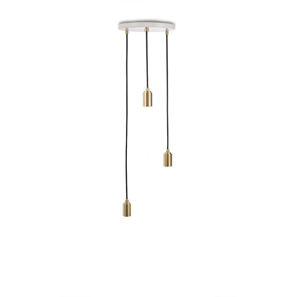 Pendentif triple en laiton Tala