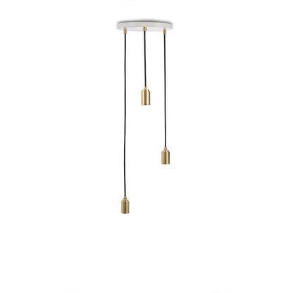 Pendentif triple en laiton Tala