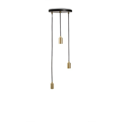 Pendentif triple en laiton Tala