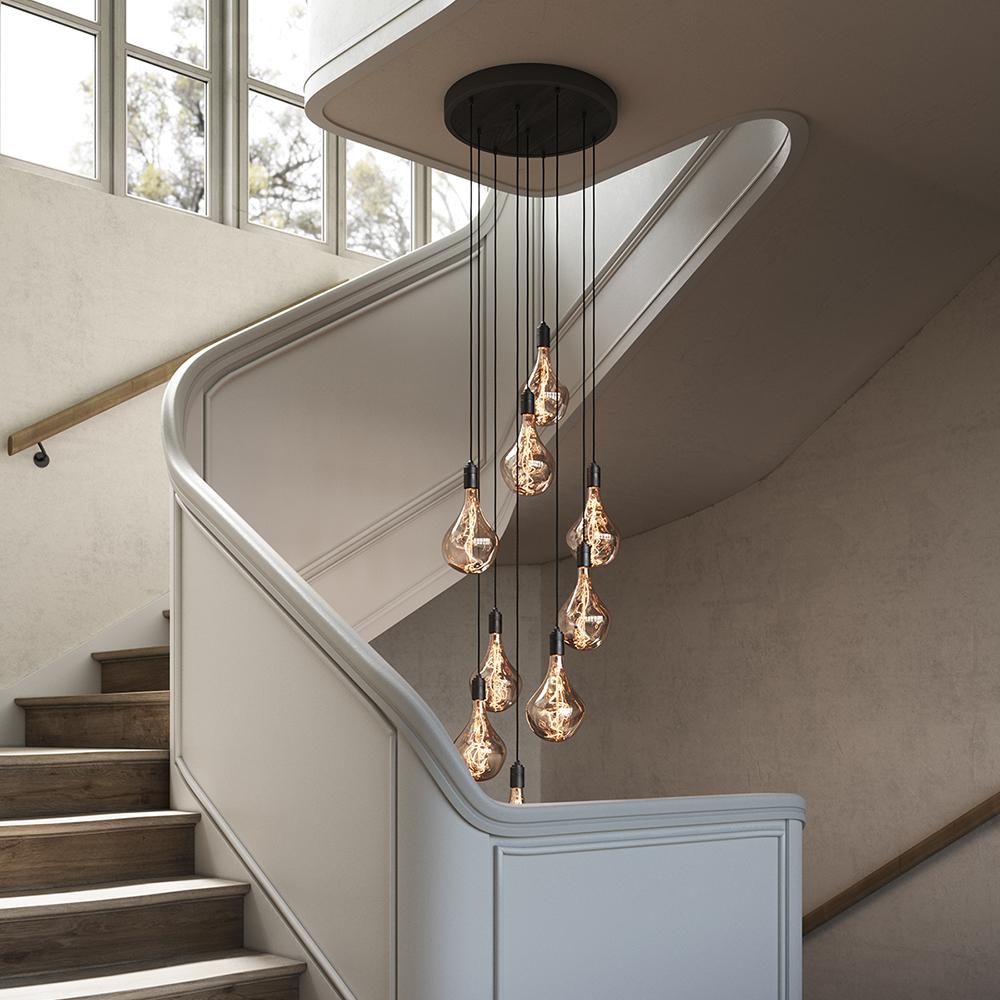 Pendentif Tala Graphite Nine avec Voronoi II