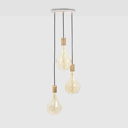 Suspension triple en chêne Tala avec Voronoi II