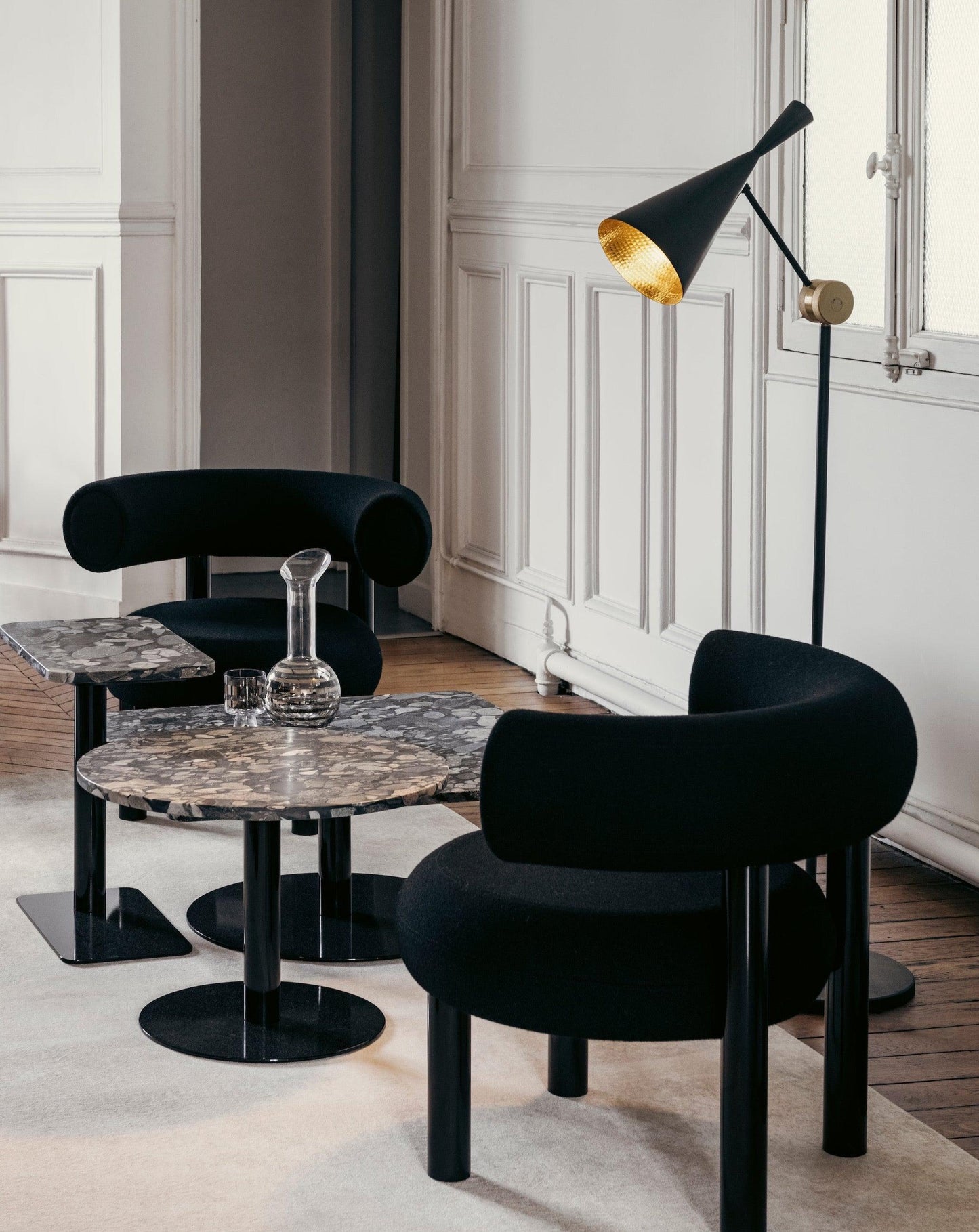 Lampadaire Tom Dixon Beat Noir