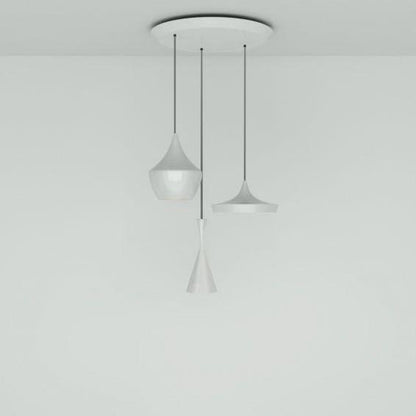 Système de suspension ronde Tom Dixon Beat LED Trio