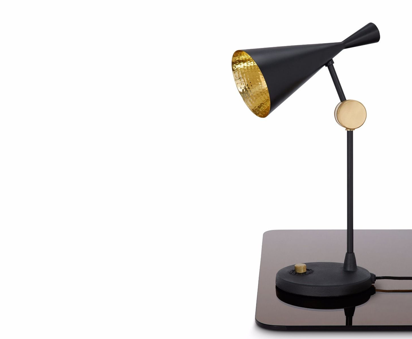 Lampe de table Tom Dixon Beat noire