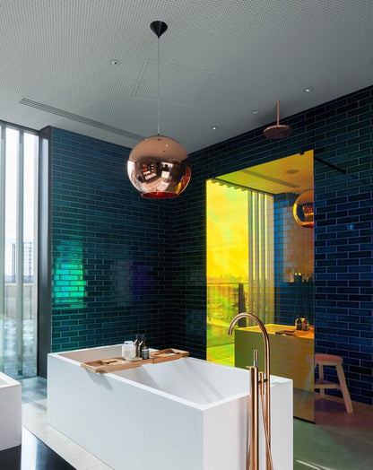 Suspension LED en cuivre Tom Dixon