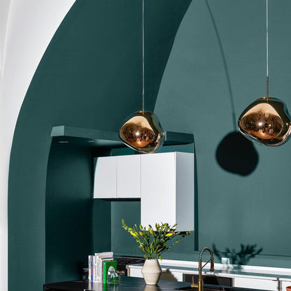 Suspension LED Tom Dixon Melt dorée