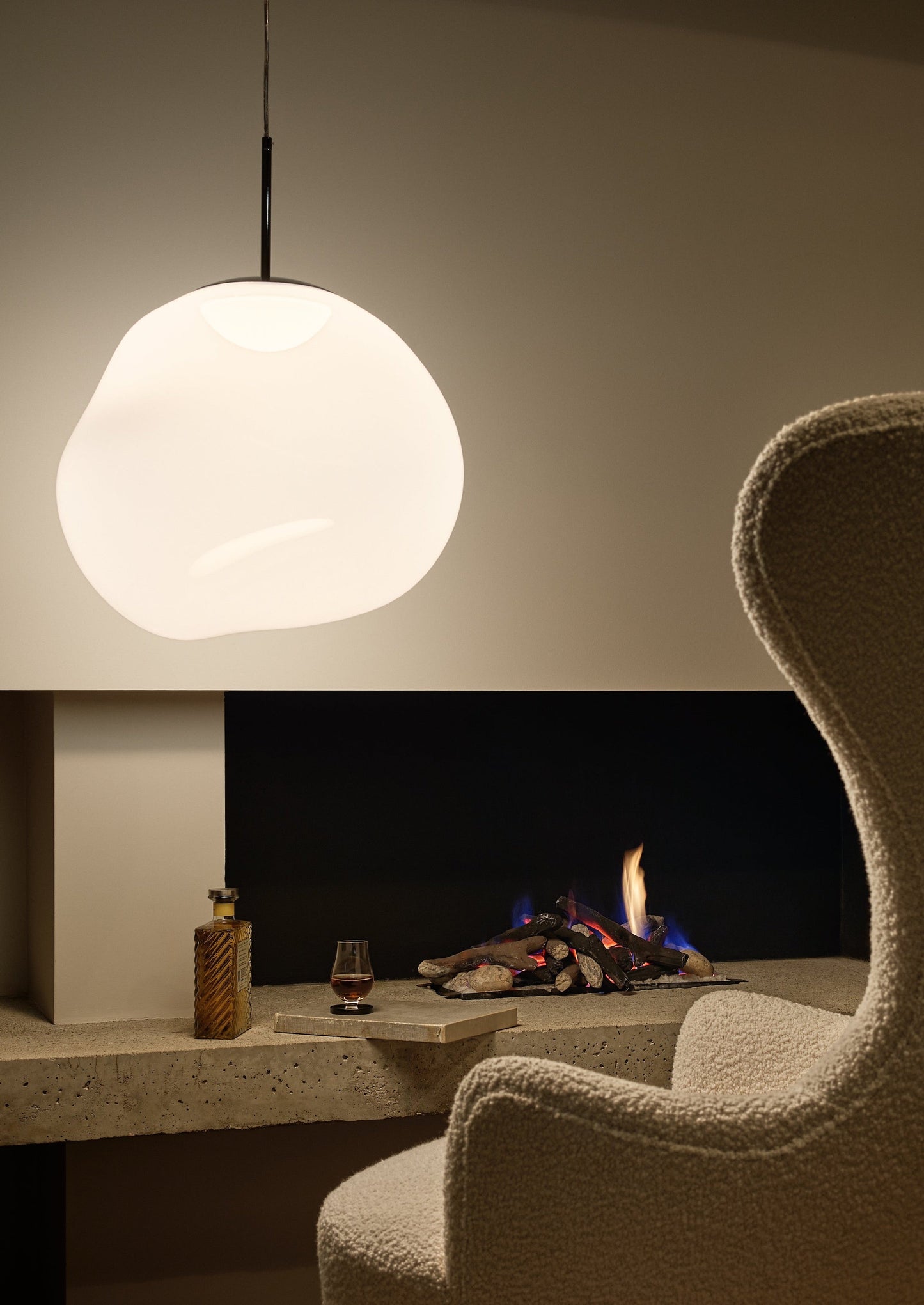 Suspension LED Tom Dixon Melt Opale