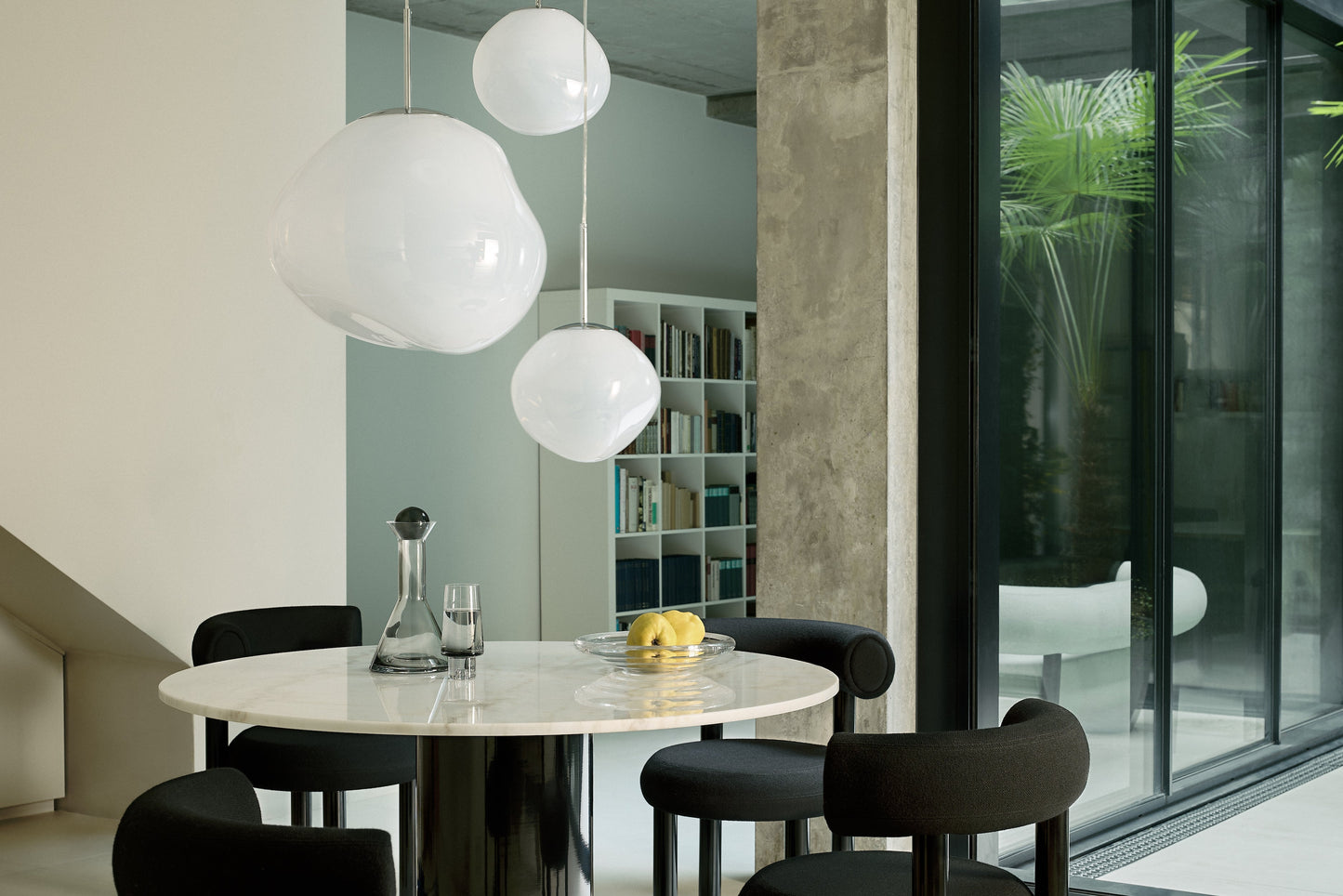 Suspension LED Tom Dixon Melt Opale