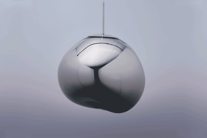 Suspension LED Tom Dixon Melt argentée