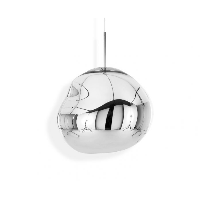 Suspension LED Tom Dixon Melt argentée