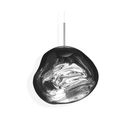 Suspension LED Tom Dixon Melt argentée