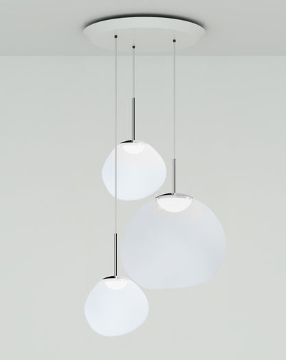 Système de suspension ronde Tom Dixon Melt LED Trio