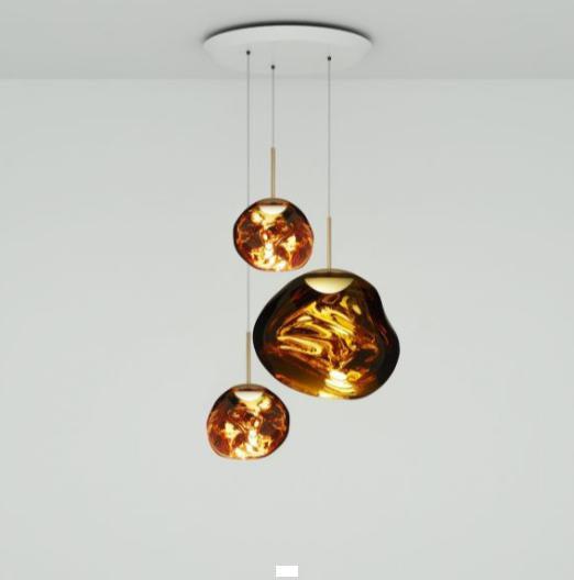 Système de suspension ronde Tom Dixon Melt LED Trio