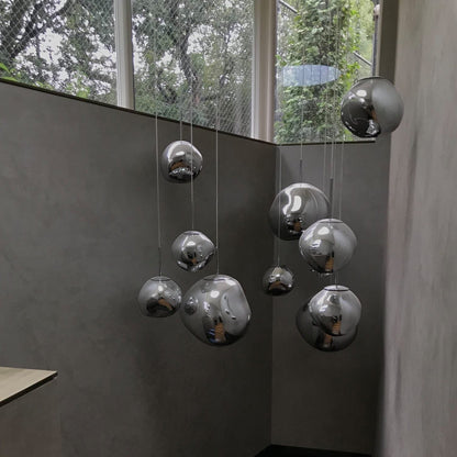 Système de suspension ronde Tom Dixon Melt LED Trio