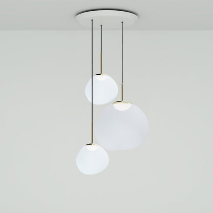 Système de suspension ronde Tom Dixon Melt LED Trio