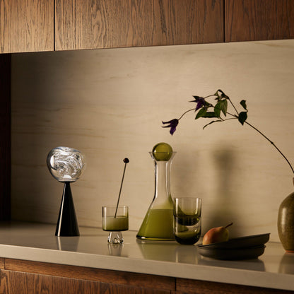 Lampe de table portable Tom Dixon Melt noire