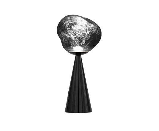 Lampe de table portable Tom Dixon Melt noire