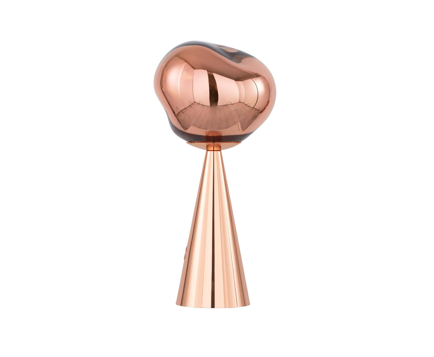 Lampe de table portable Tom Dixon Melt en cuivre