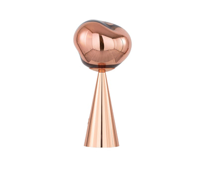 Lampe de table portable Tom Dixon Melt en cuivre