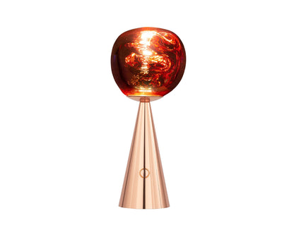 Lampe de table portable Tom Dixon Melt en cuivre