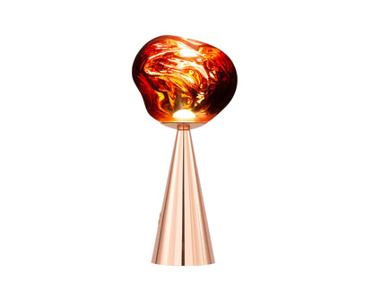 Lampe de table portable Tom Dixon Melt en cuivre