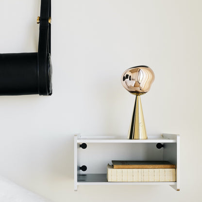 Lampe de table portable Tom Dixon Melt dorée