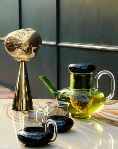 Lampe de table portable Tom Dixon Melt dorée