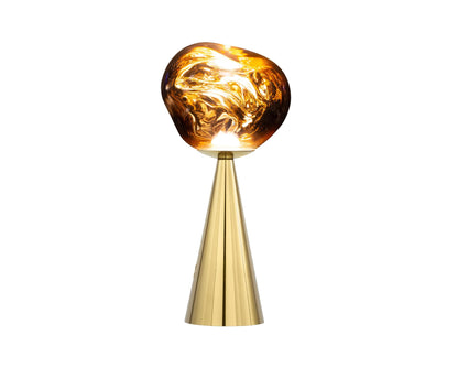 Lampe de table portable Tom Dixon Melt dorée