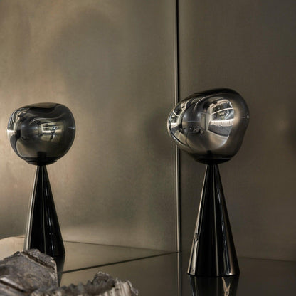 Lampe de table portable Tom Dixon Melt argentée