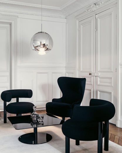 Suspension LED Tom Dixon Mirror Ball argentée