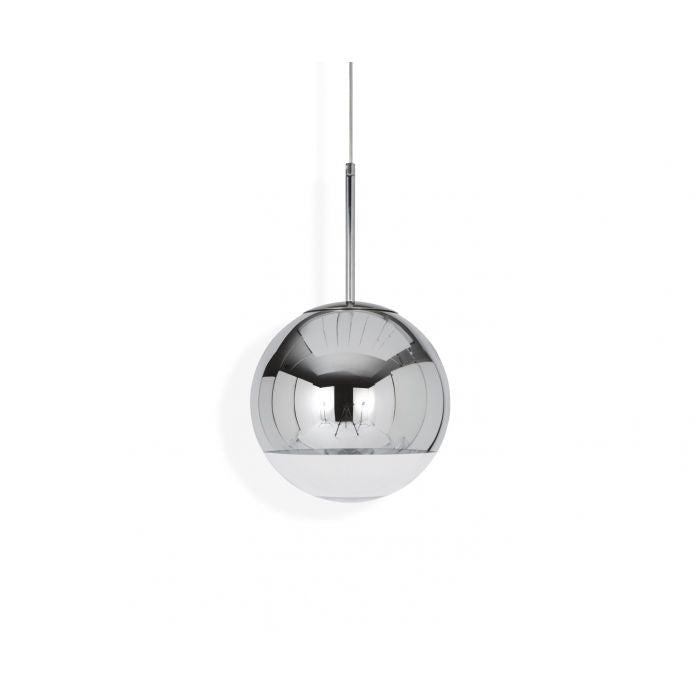 Suspension LED Tom Dixon Mirror Ball argentée