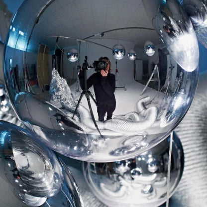 Suspension LED Tom Dixon Mirror Ball argentée