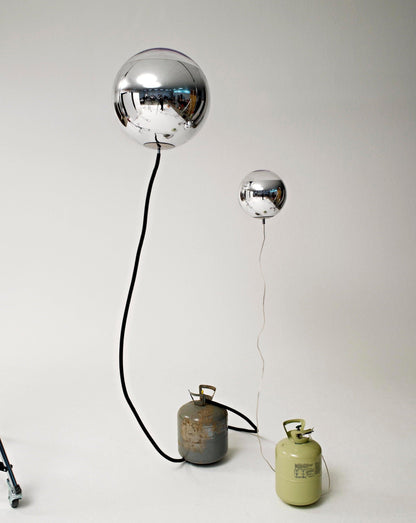 Suspension LED Tom Dixon Mirror Ball argentée