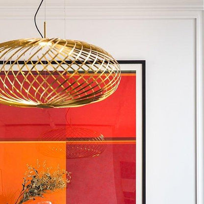 Suspension Tom Dixon Spring en laiton