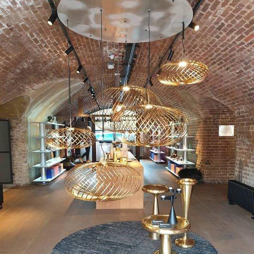 Suspension Tom Dixon Spring en laiton