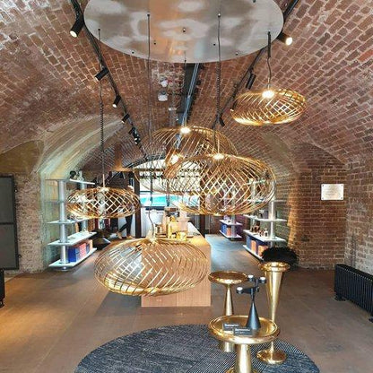 Suspension Tom Dixon Spring en laiton