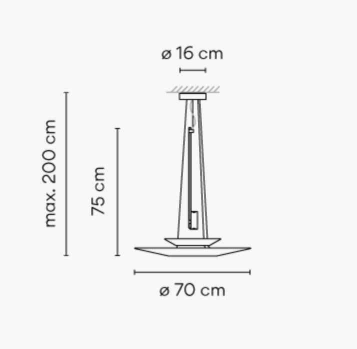 Suspension lumineuse Vibia Flamingo