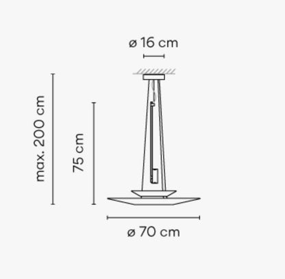 Suspension lumineuse Vibia Flamingo