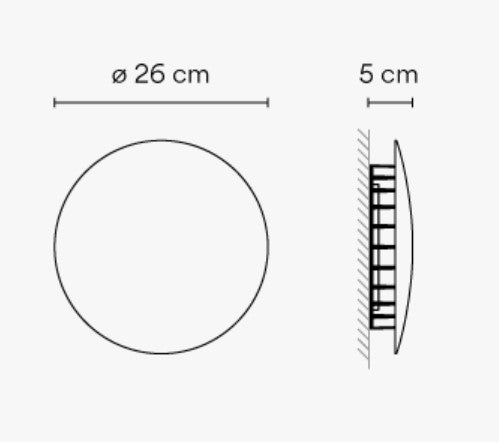 Applique murale extérieure Vibia Meridiano (4720)