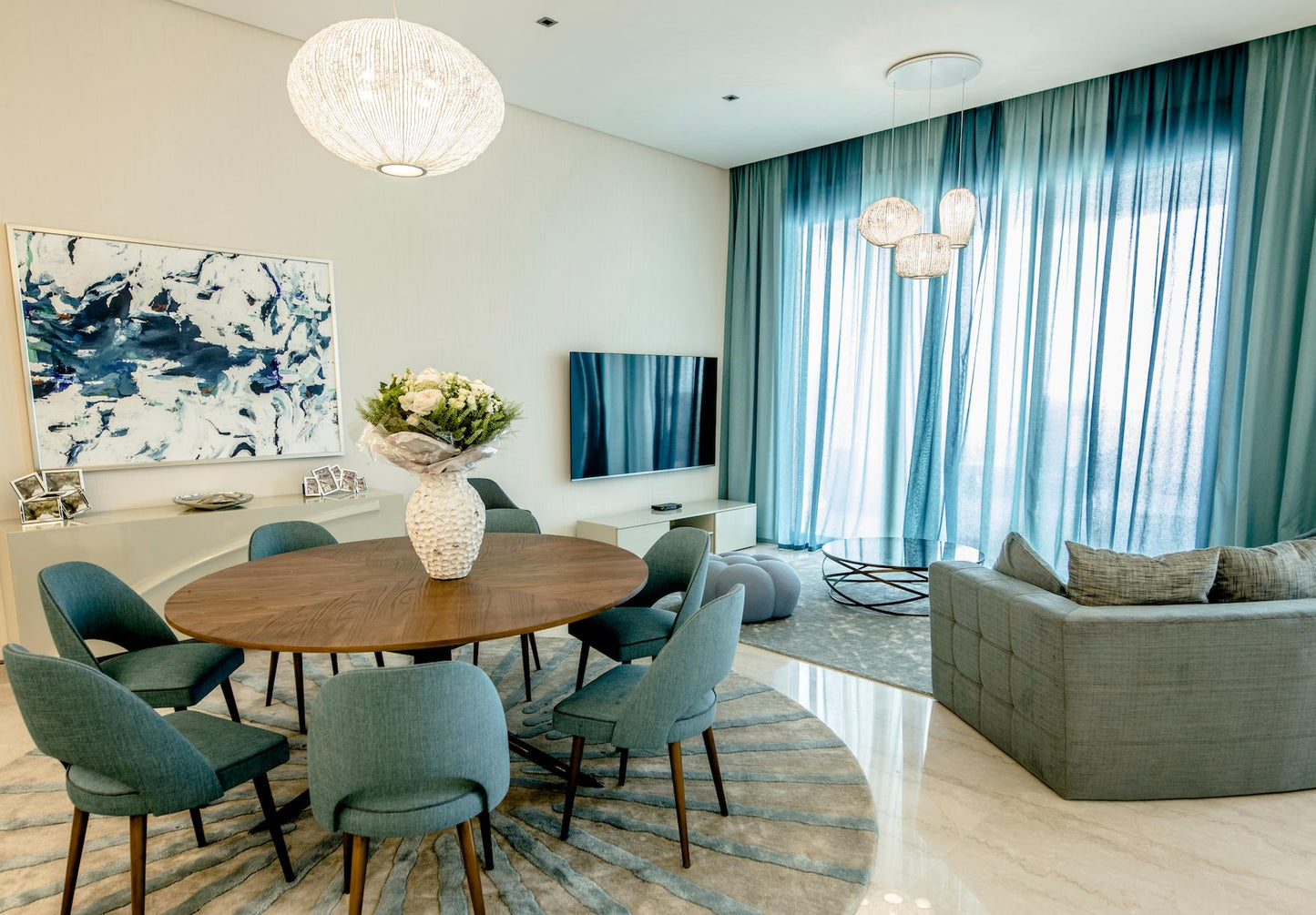 Suspension a-emotional light Coral Seaurchin Large