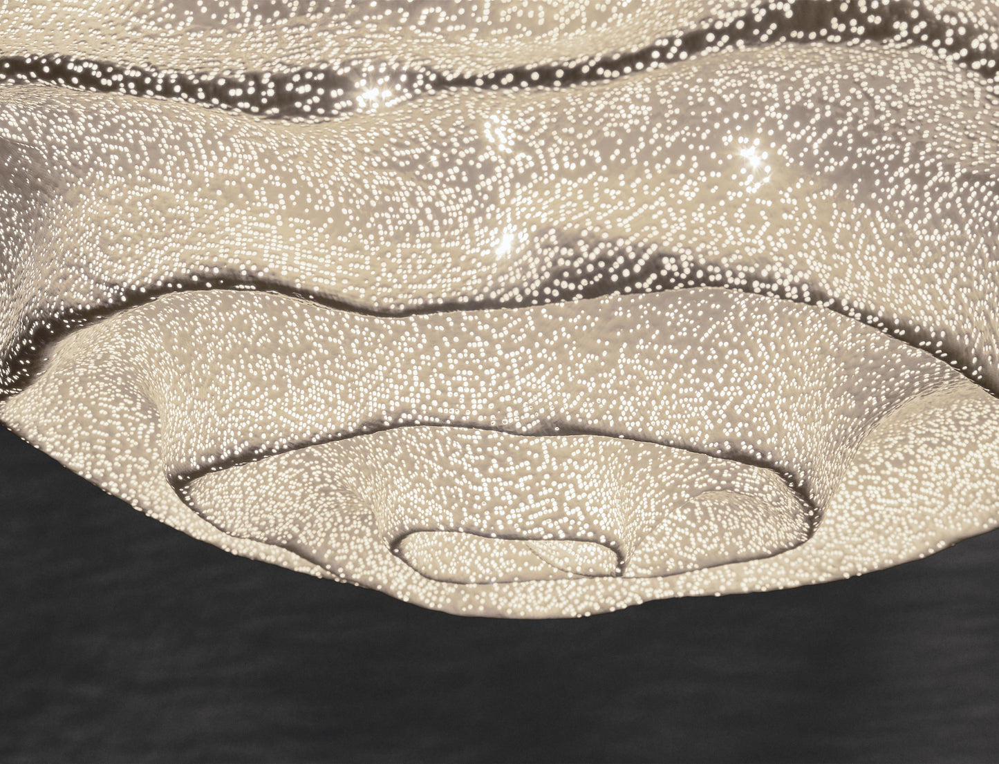 Suspension lumineuse Nevo grand format à lumière émotionnelle