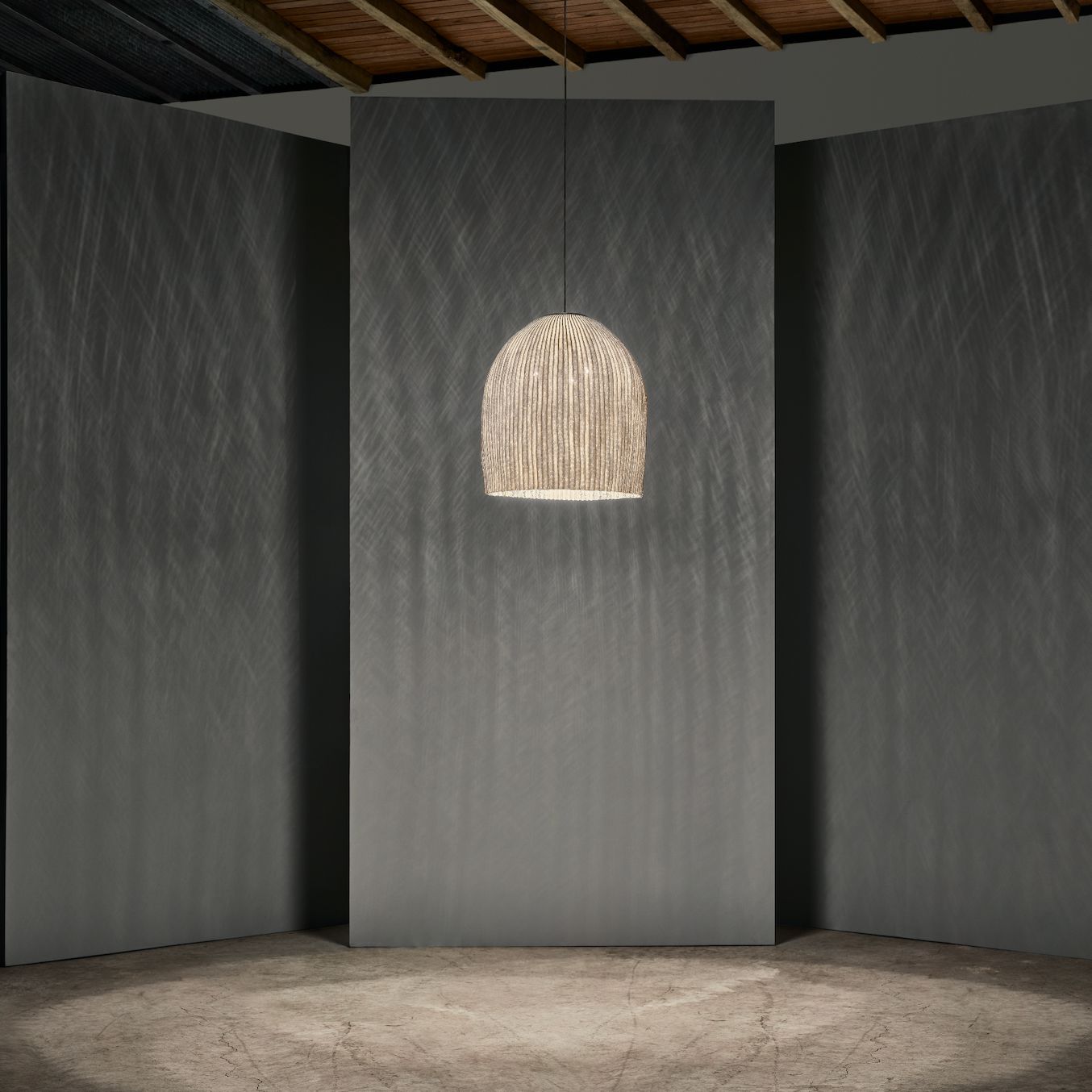 une lumière émotionnelle Onn Large Suspension Light